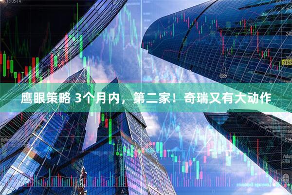 鹰眼策略 3个月内，第二家！奇瑞又有大动作